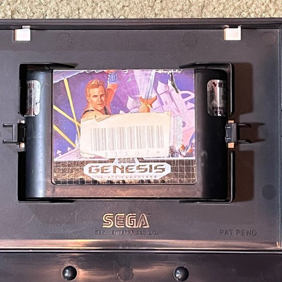 Cased Sega Genesis Master System game 1990 “Strider” Role Playing Game 16 Bit - Picture 3 of 3